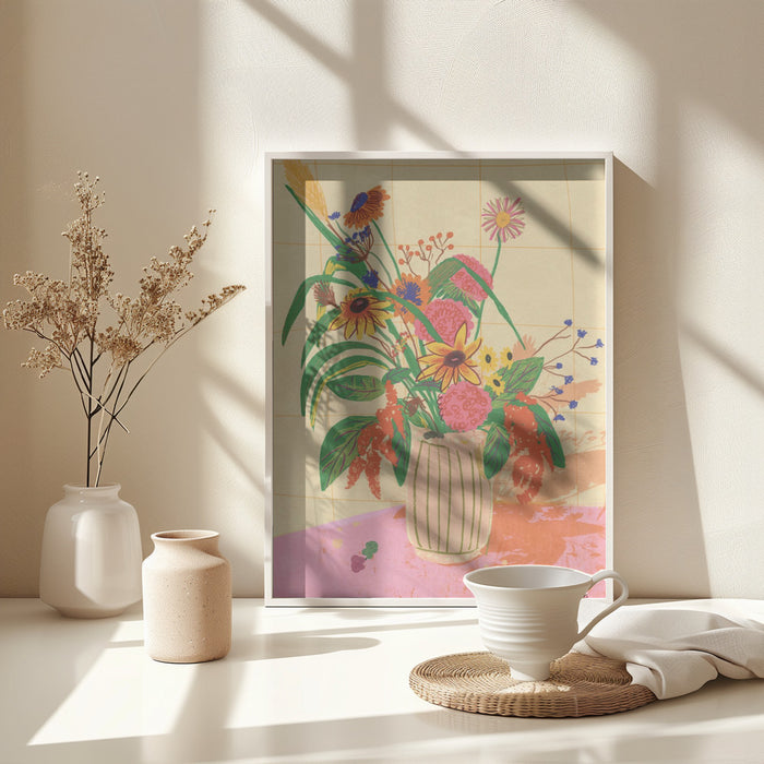 Bouquet of flowers Framed Art Wall Decor