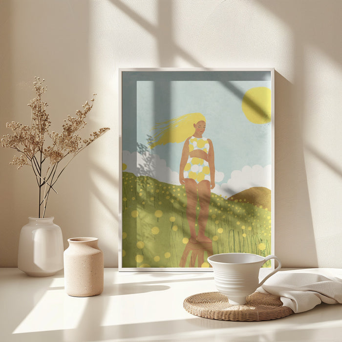 Sunny energy Framed Art Wall Decor