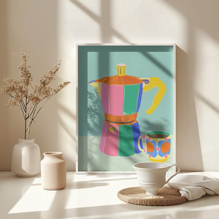 Cup of coffee Framed Art Wall Decor