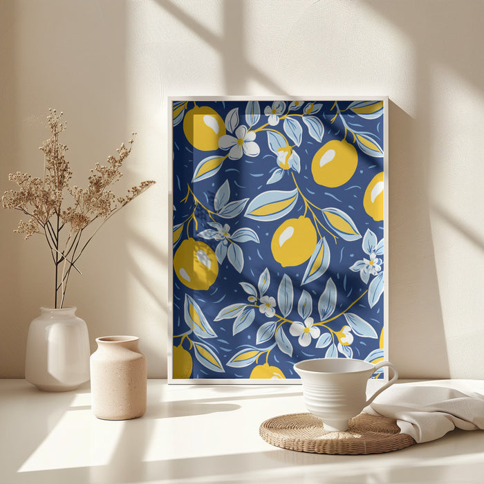 Italien Lemons 2 Framed Art Wall Decor