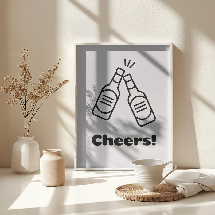 Cheers Framed Art Wall Decor