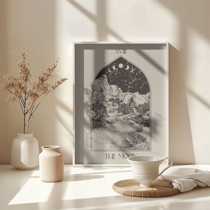 The Moon Framed Art Wall Decor