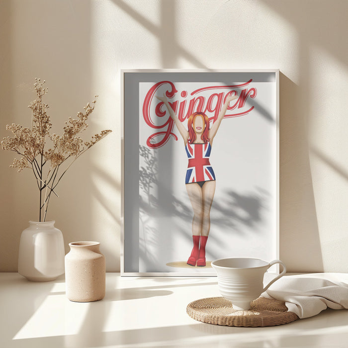 Ginger Spice Framed Art Wall Decor