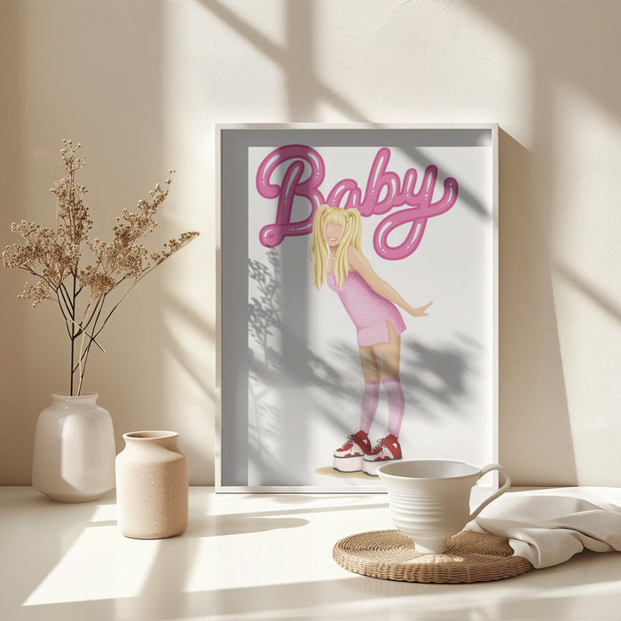 Baby Spice Framed Art Wall Decor