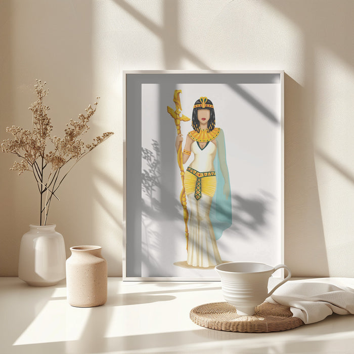 Cleopatra Framed Art Wall Decor