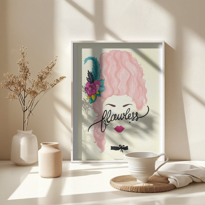 Flawless Marie Antoinette Framed Art Wall Decor