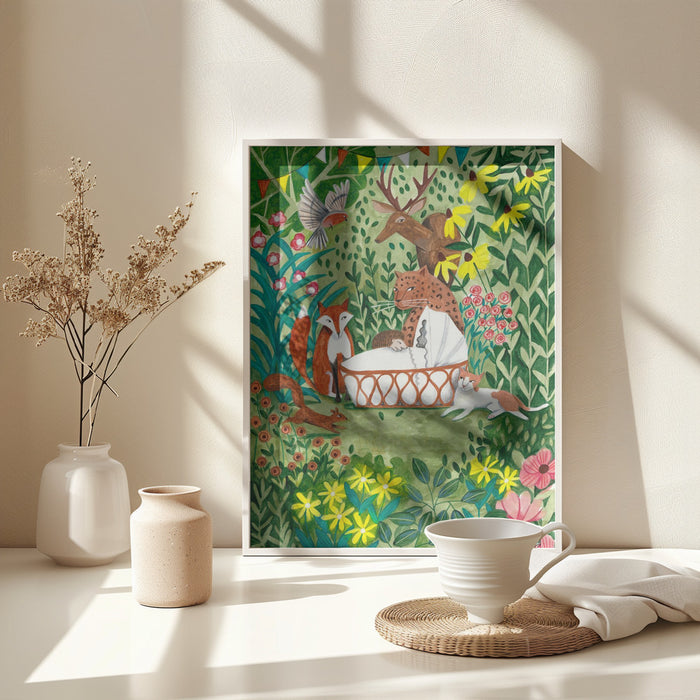 Welcome to the forest Framed Art Wall Decor