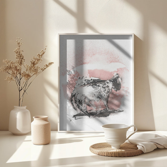 The Cat Framed Art Wall Decor