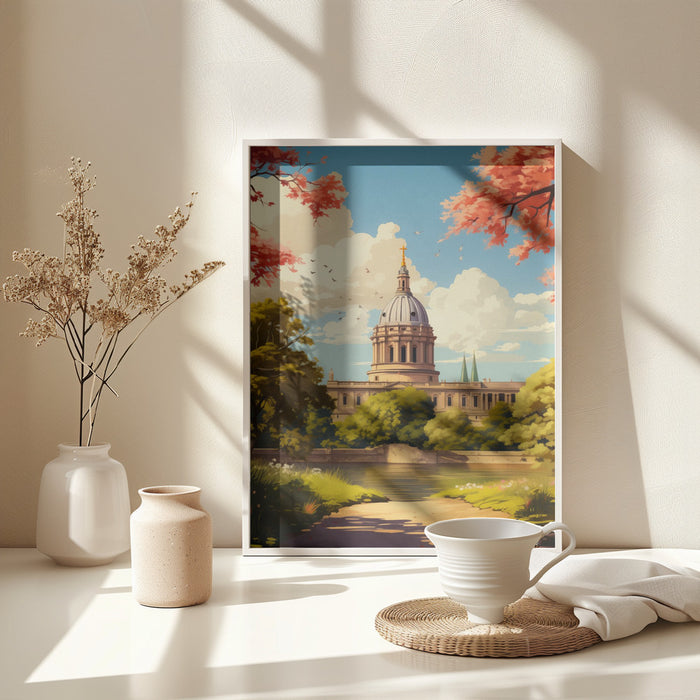 Oxford Travel Art Framed Art Modern Wall Decor