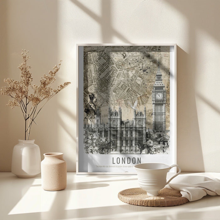 London Westminster (City Breaks) Framed Art Modern Wall Decor