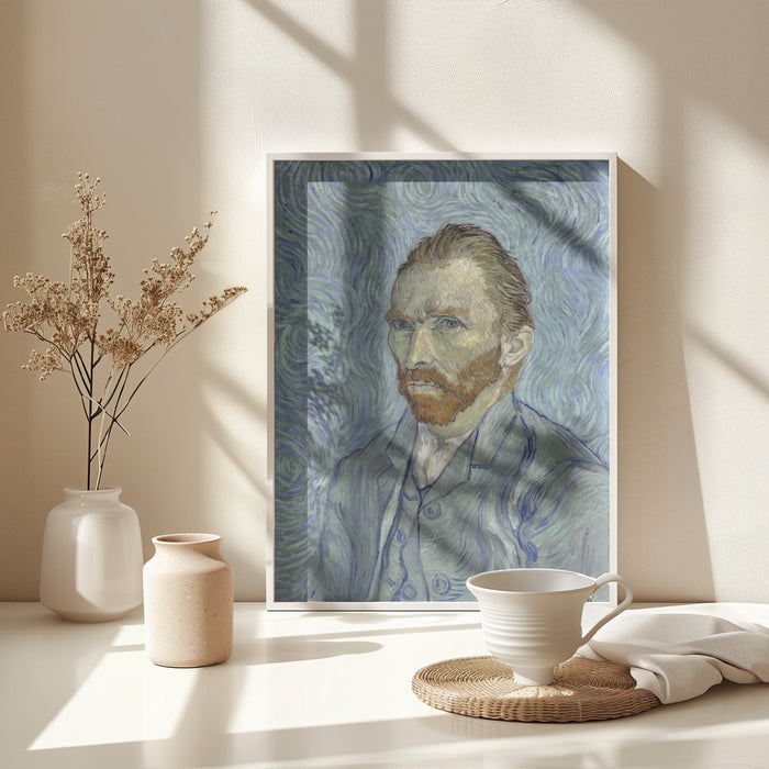 Vincent Van Gogh's Self Portrait (1889) Framed Art Wall Decor