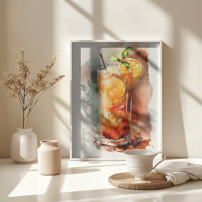 Drinks cocktail Framed Art Wall Decor