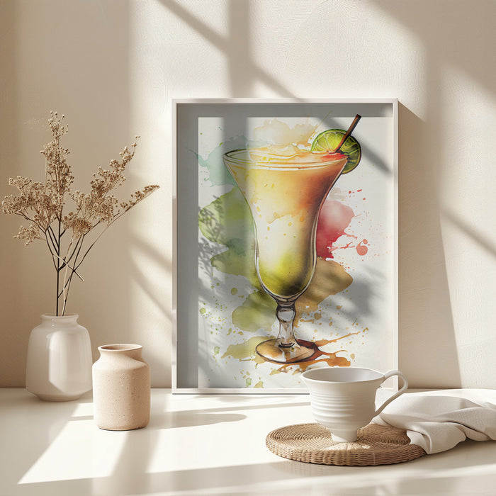 Drinks cocktail Framed Art Wall Decor