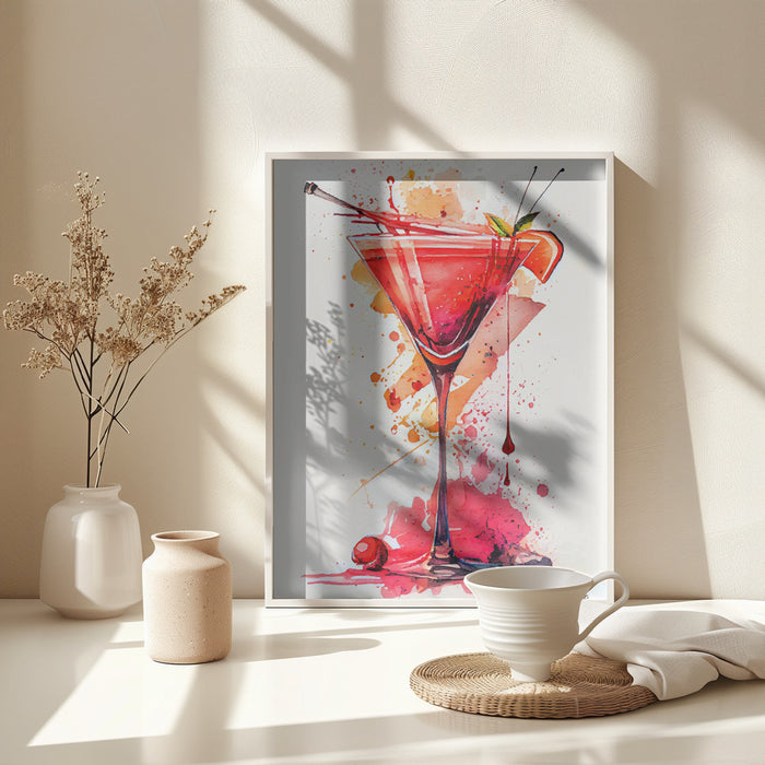 Drinks cocktail Framed Art Wall Decor