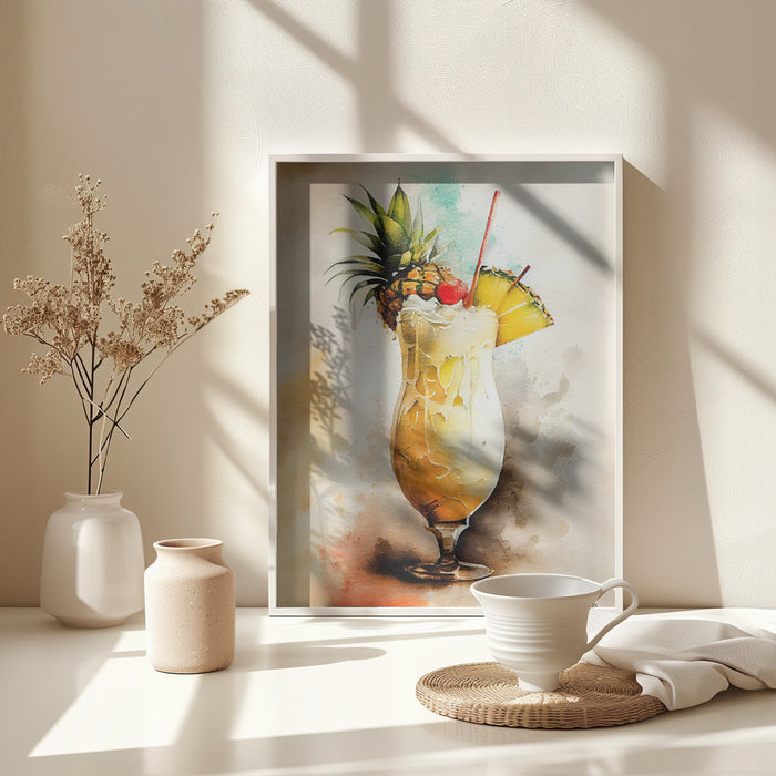 Drinks cocktail Framed Art Modern Wall Decor