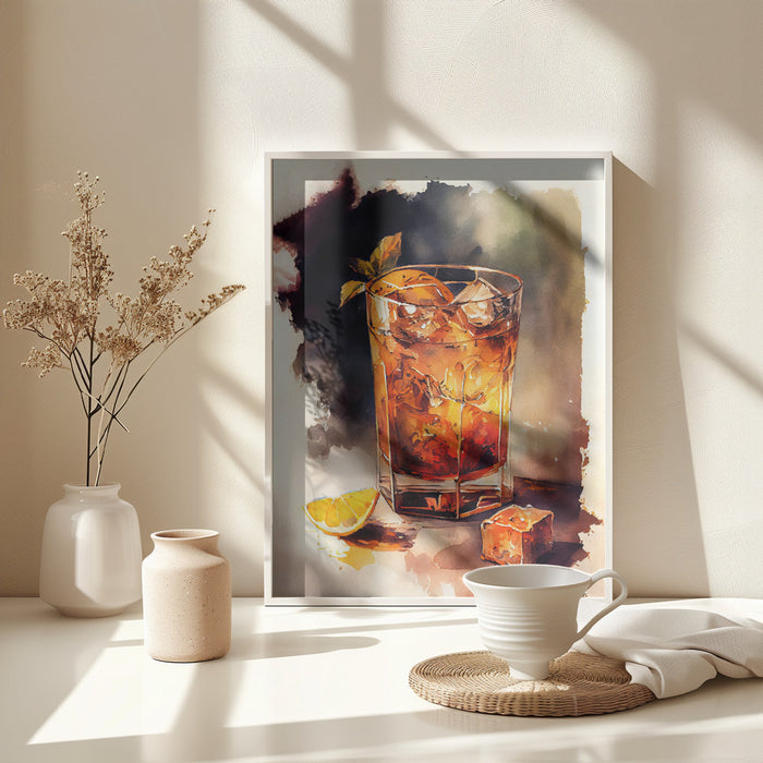 Drinks cocktail Framed Art Modern Wall Decor