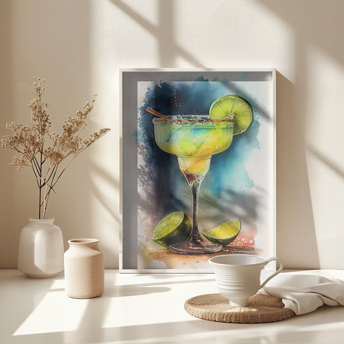 Drinks cocktail Framed Art Modern Wall Decor