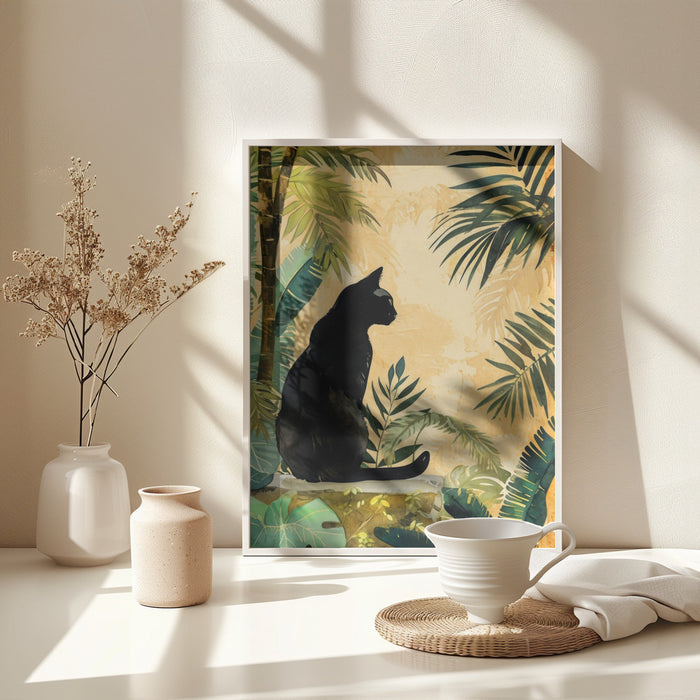 Cat&#039;s life 9 Framed Art Modern Wall Decor