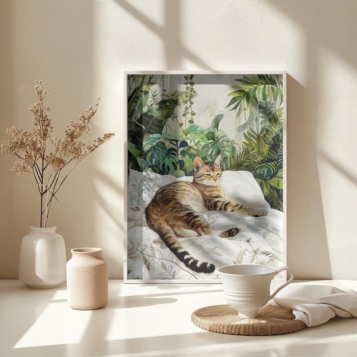 Cat&#039;s life 3 Framed Art Modern Wall Decor