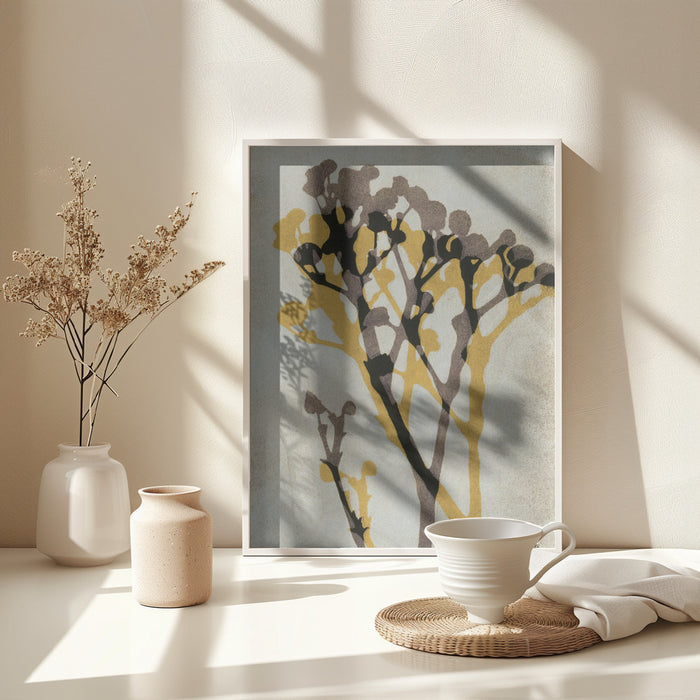 Echoes of Gypsophila Framed Art Modern Wall Decor