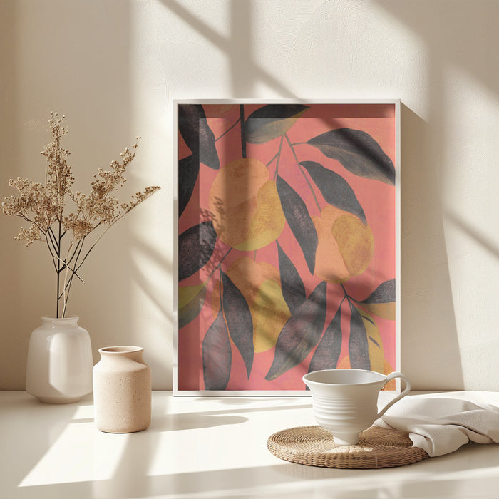 Peachesatsunset Framed Art Modern Wall Decor