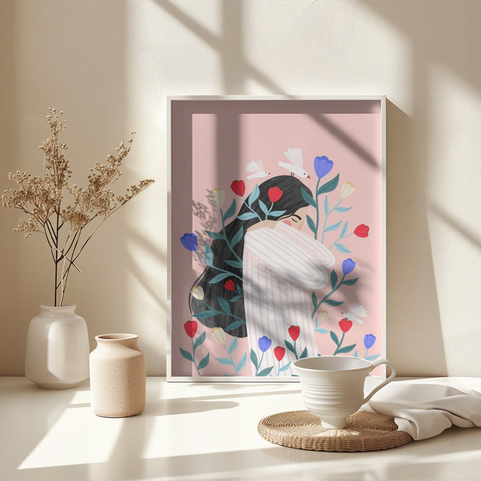 Self Love Framed Art Modern Wall Decor