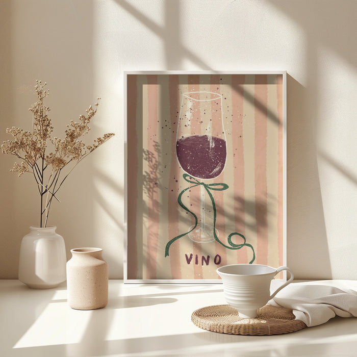 Vino Framed Art Wall Decor