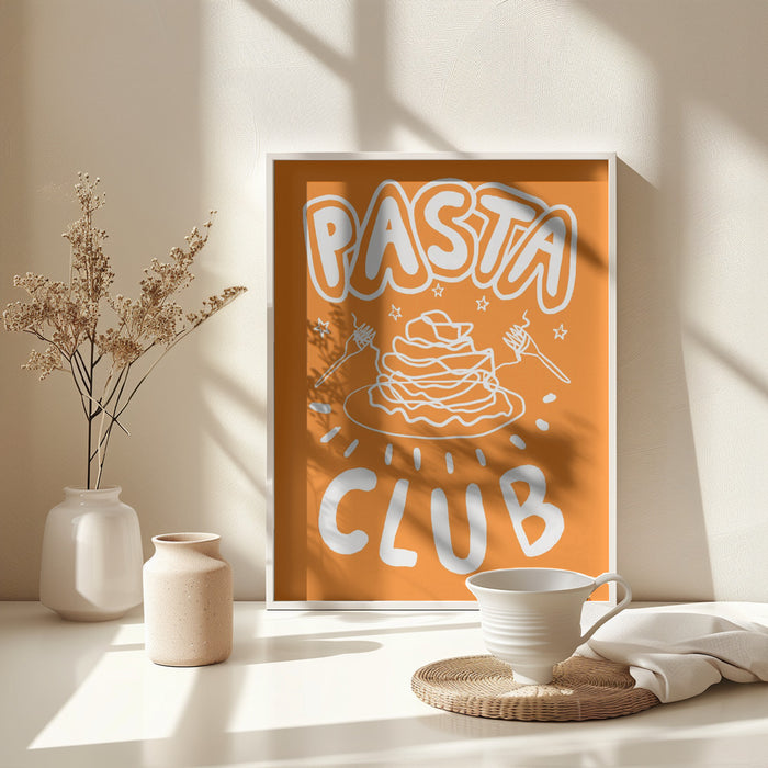 Pasta Club Framed Art Wall Decor