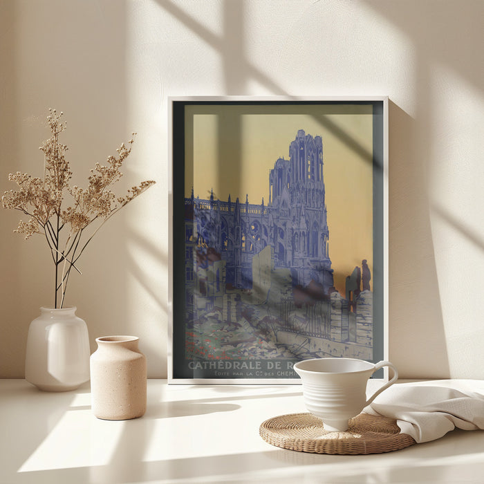 Cathédrale de Reims Framed Art Wall Decor