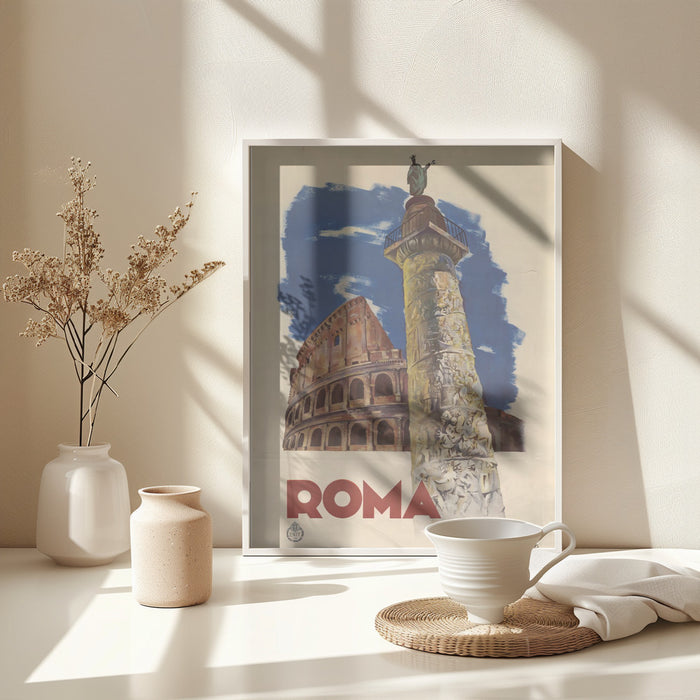 Roma Framed Art Modern Wall Decor