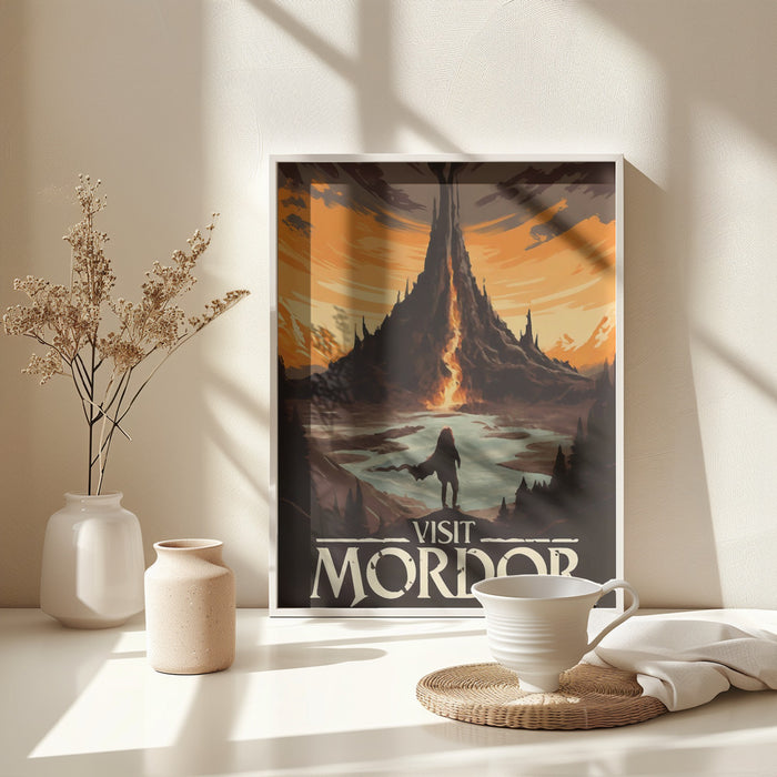 Visit Mordor Framed Art Wall Decor