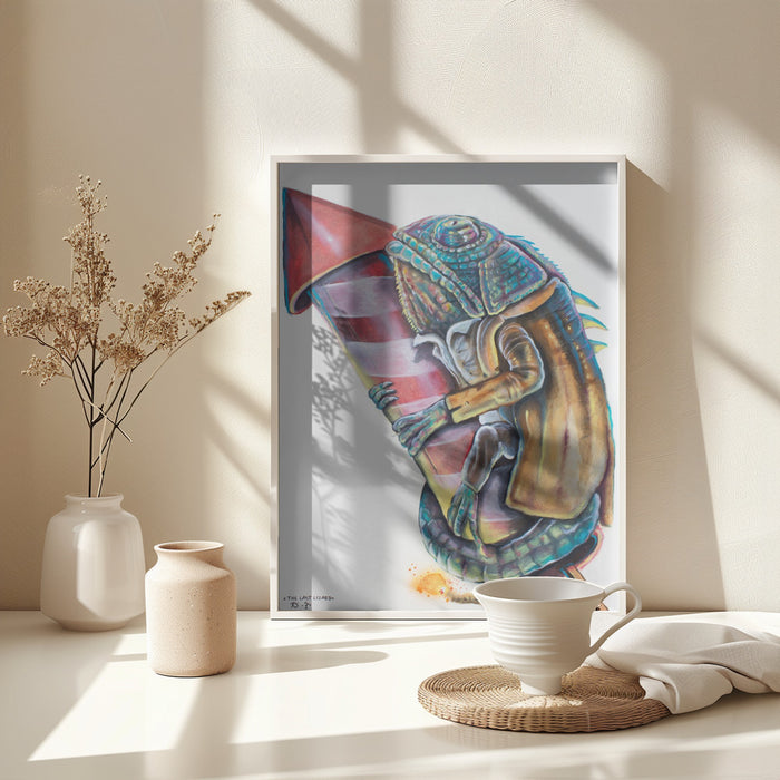 The last lizard Framed Art Wall Decor