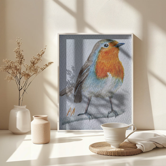 Robin Framed Art Wall Decor