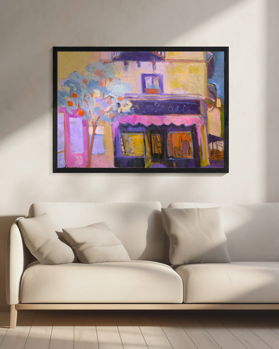 Df1428tangerinetango Landscape Framed Art