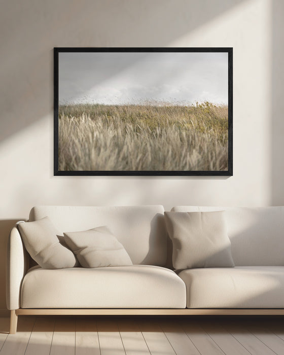 Dunes  Clouds 2 Landscape Framed Art Scenic Desert  Sky Wall Decor