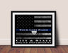 Retirement Police officer Gift Thin Blue line Flag