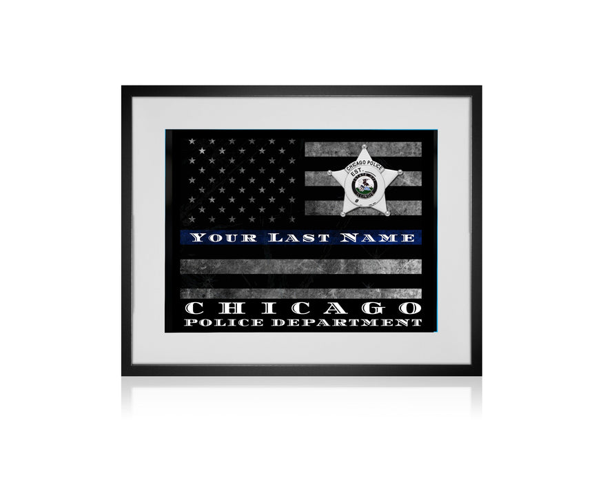 Retirement Police officer Gift Thin Blue line Flag