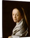 Portrait of a Young Woman by Johannes Vermeer Canvas Classic Artwork