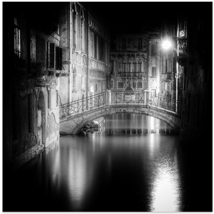 Venice Square Canvas Art Print