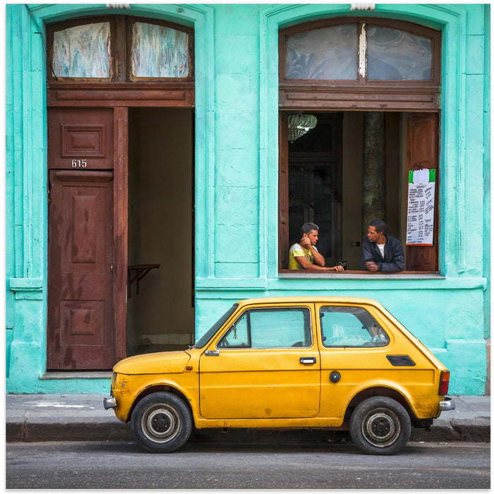 Habana Cuba #6 Square Canvas Art Print