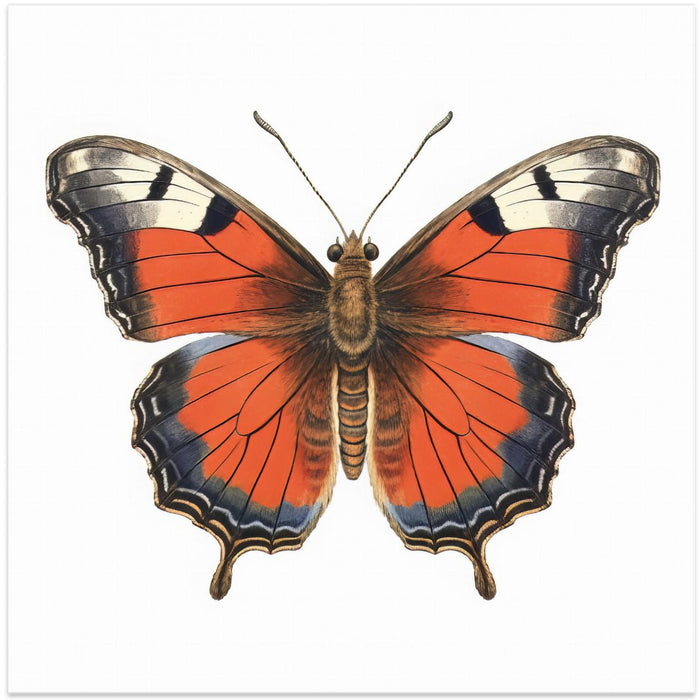 Butterfly 49 Square Canvas Art Print