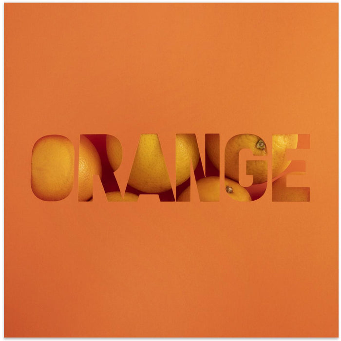 Orange Square Canvas Art Print