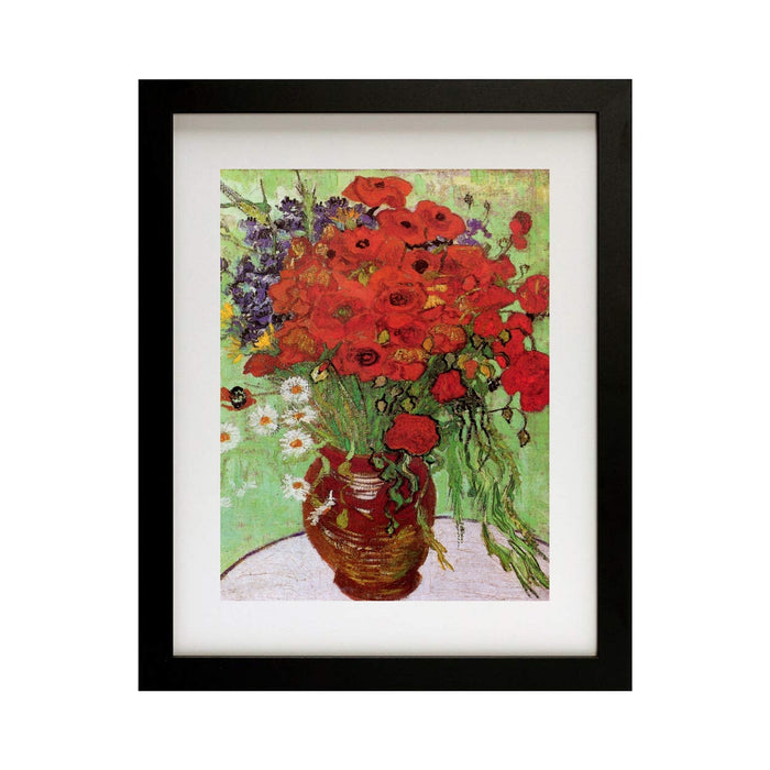 Red Poppies and Daisies by Vincent Van Gogh Botanical Classic art