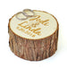 Rustic Wedding Engagement Wood Ring Box