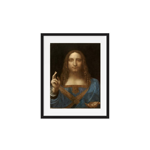 Salvator Mundi by Leonardo da Vinci picture framed wal art