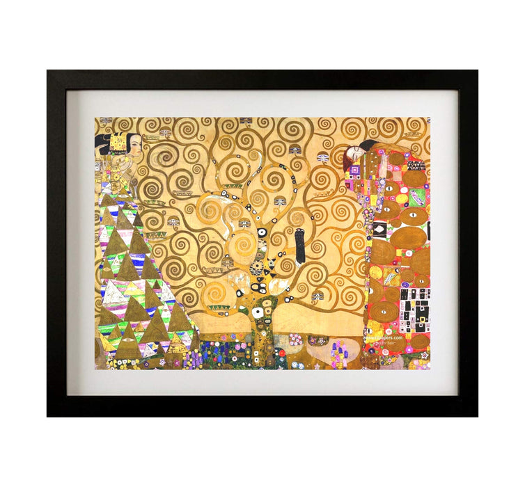 The Tree of Life 1909 by Gustav Klimt Framed Art Canvas Prints