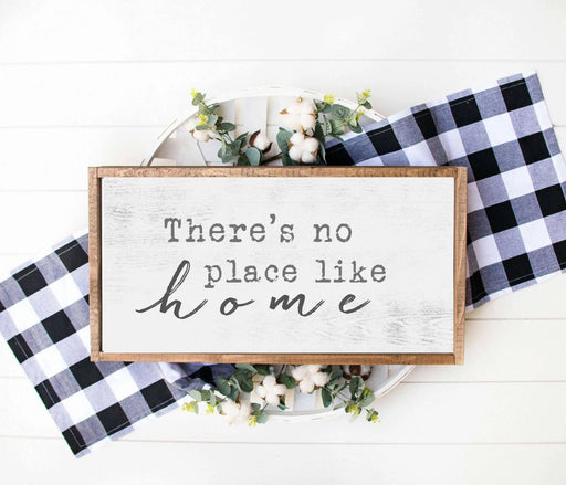 There is no place like home Farmhouse wood Signs Picture Frame Store New Jersey