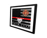 Thin red line flag custom made for firefighter home Picture Frame Store New Jersey