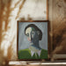 Waiting Woman Framed Art Wall Decor - Framed Art