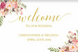 Wedding Welcome Sign 20x30inch